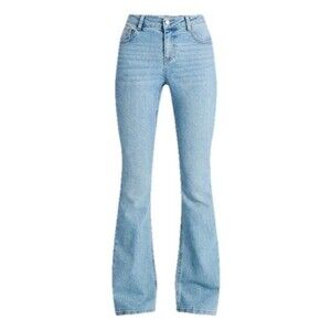 No Boundaries Women's Midrise Fade Bootcut Jeans Button Fly Mid-wash Size 20 NWT